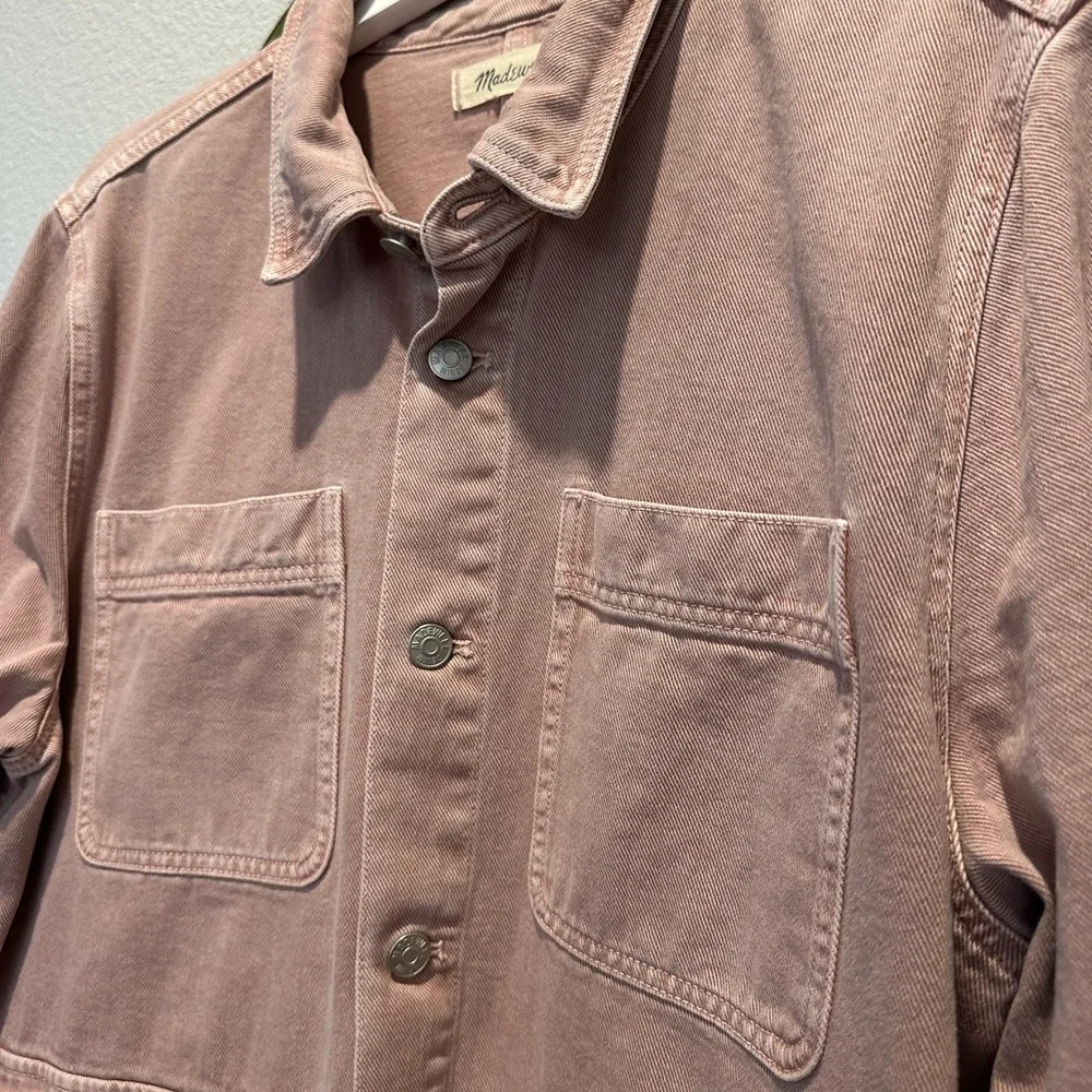 ☀️ MADEWELL Ashford Chore Jacket in Vintage Petal - Picture 7 of 10